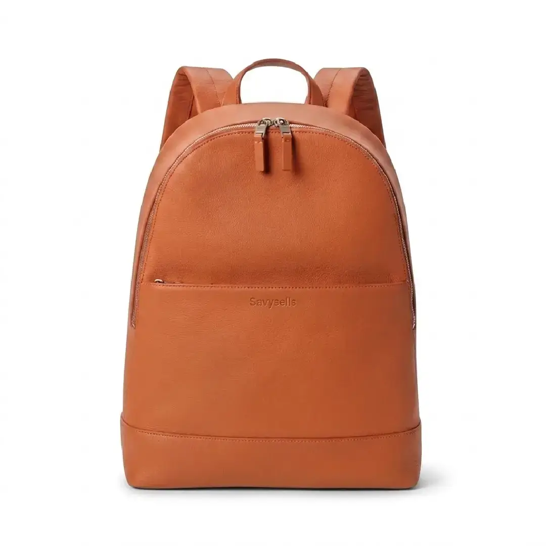 Savysells Canfield Pebbled Leather Backpack Savysells Canfield Pebbled Leather Backpack